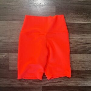 Five Dancewear Neon Orange Shorts - YXL